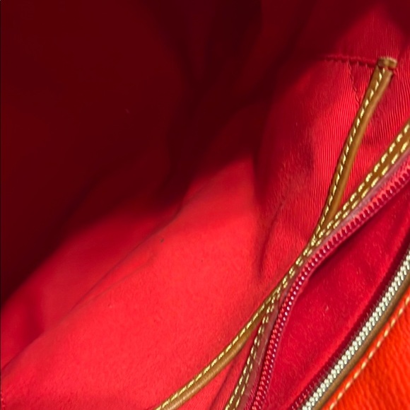 Red Tote Bag with Matching Pouch - Picture 12 of 13